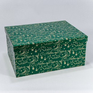 Коробки Прямоугольные Набор 1/10 34*26*15,3 "Новый год"-0129 1/4 Арт: 730604/0129